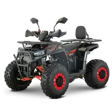 Бензиновый квадроцикл AFN125-2-3 черно-красный мотор объемом 125 кубов